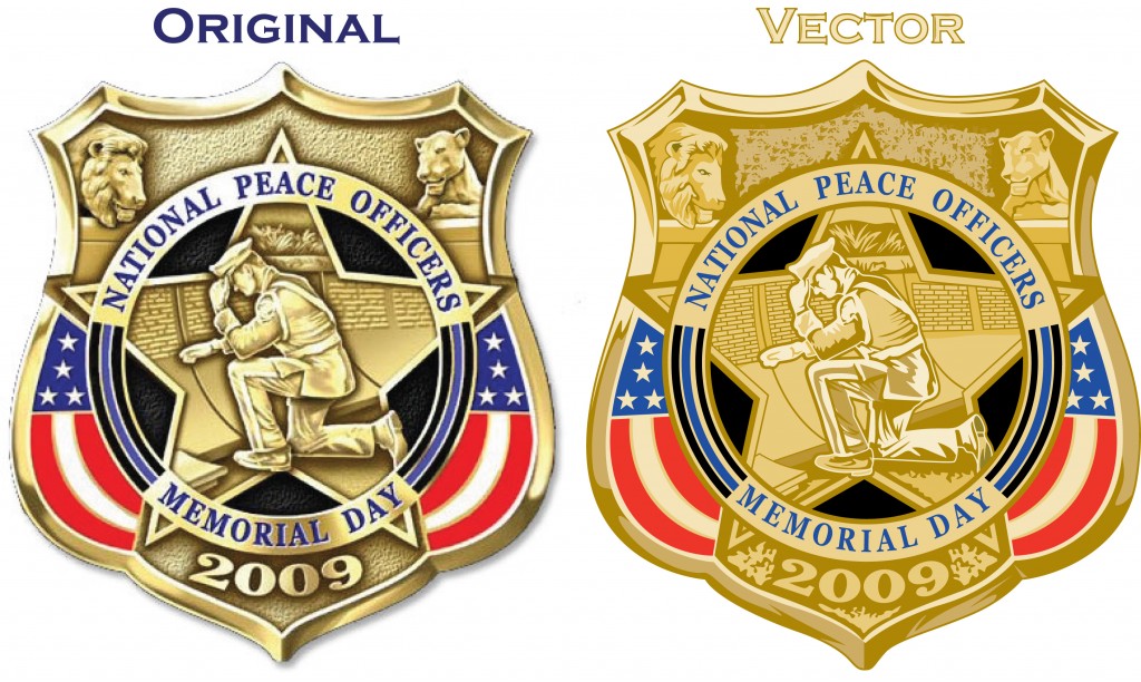 beforeafter national peace officers memorial day badge