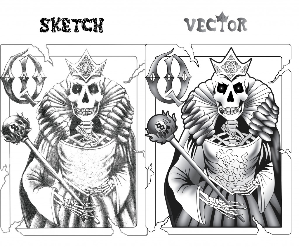 beforeafter skeleton queen