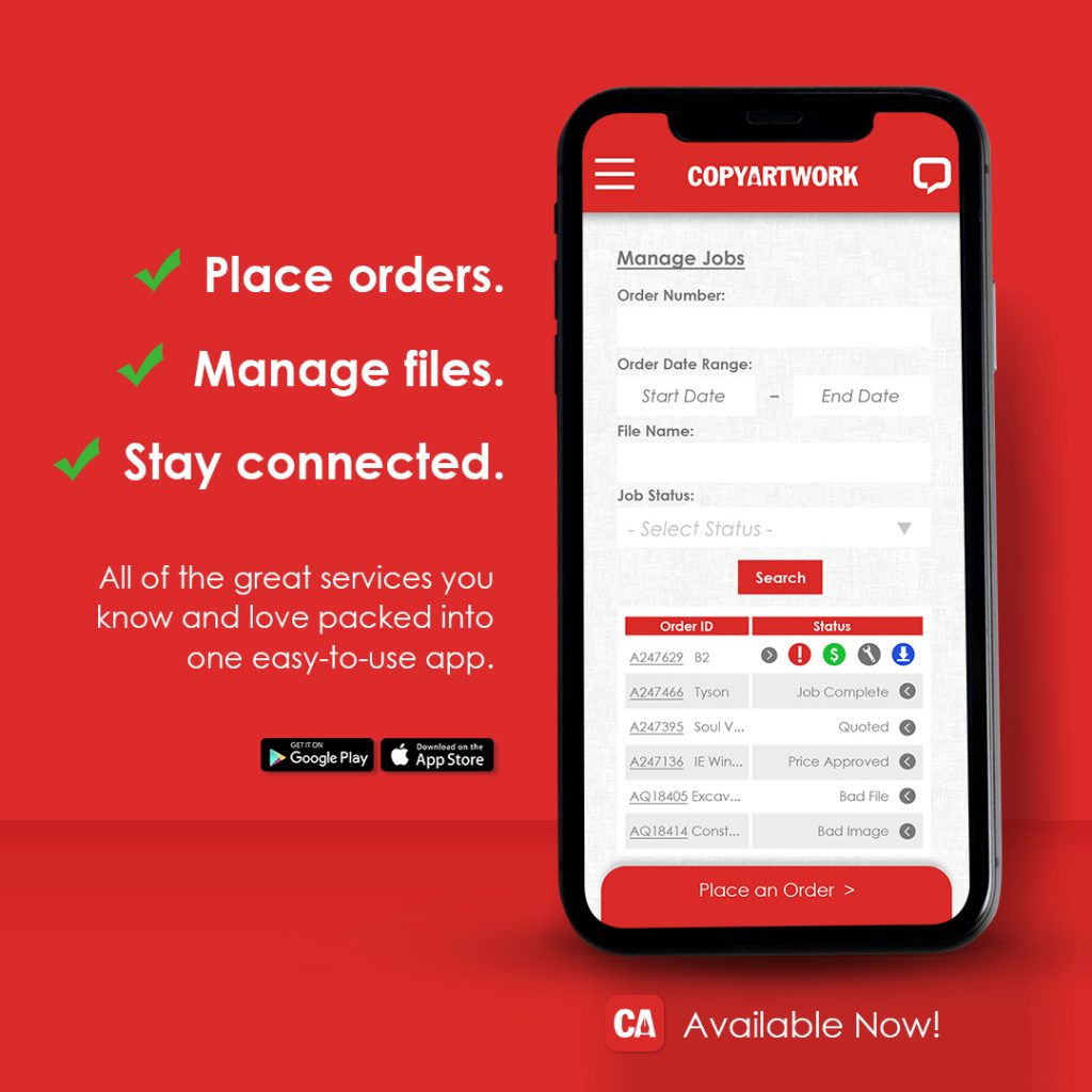 Free Copyartwork APP - Artwork Services APP